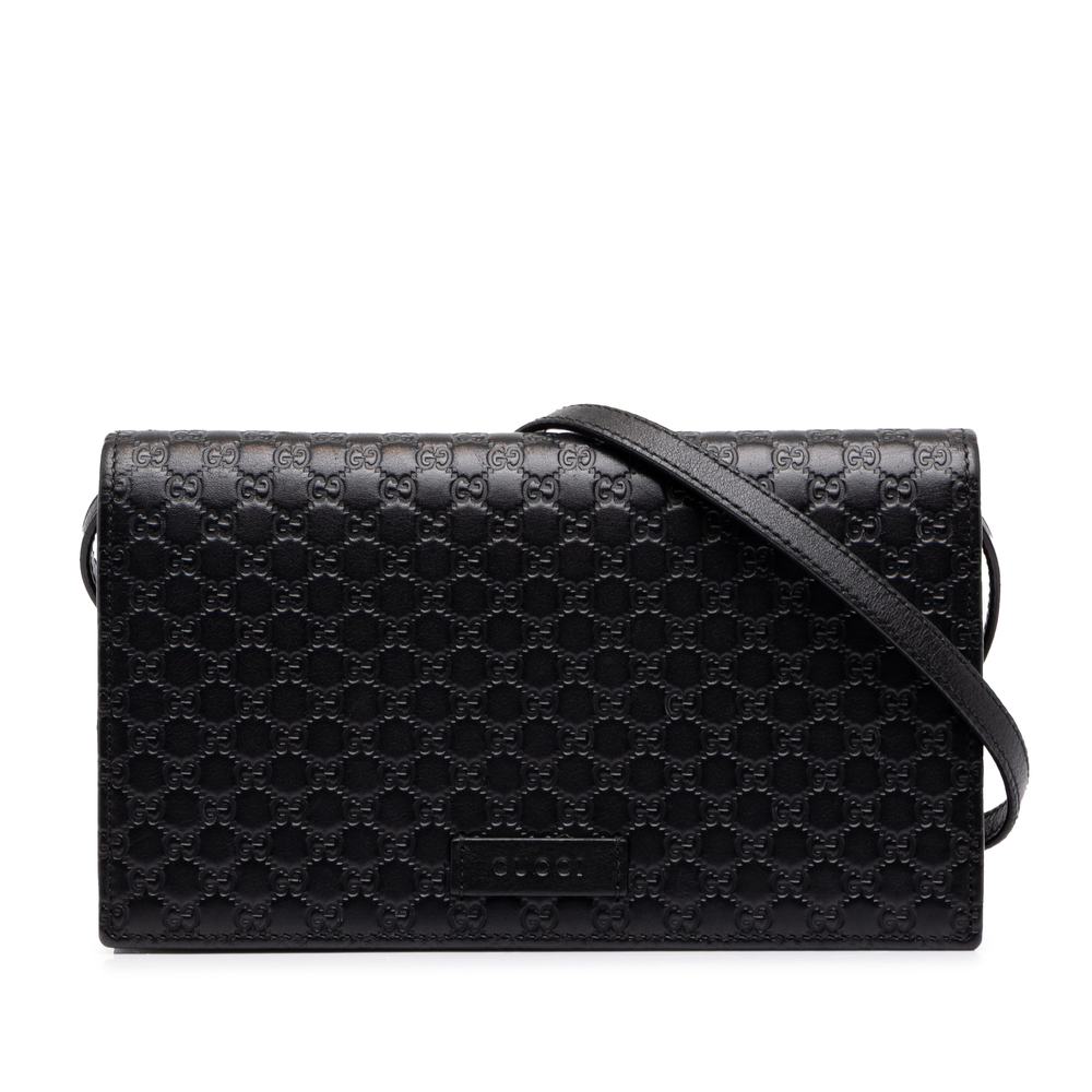 Pre-Loved Gucci Microguccissima Wallet on Strap